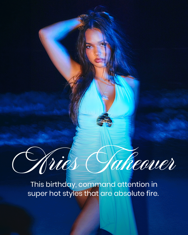 Shop birthday dresses & outfits for an Aries takeover—bold minis, ruched details, and statement styles that bring the heat.