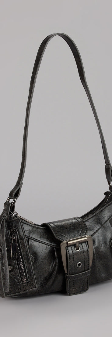 High Rating Buckle Strap Shoulder Bag